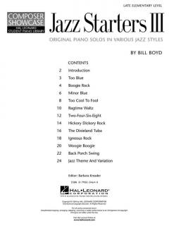 Jazz Starters 3 von Bill Boyd 