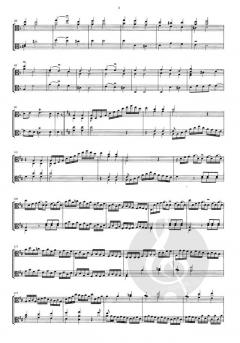 Chaconne für 2 Violen in d-moll von J. Aubert 