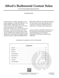 Rudimental Contest Solos (Jay Wanamaker) 