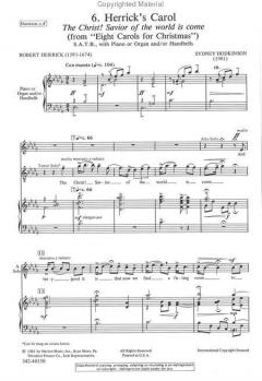 Herrick's Carol For SATB, Piano, Organ, Handbells (Sydney Hodkinson) 