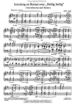 Fantasie Over Het Lied heilig, Heilig, Heilig von Piet Post 