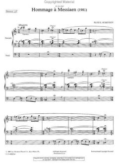 Hommage A Messiaen for Organ von Mcneil Robinson 