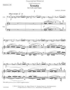 Sonata For Viola And Piano von Samuel Zyman im Alle Noten Shop kaufen