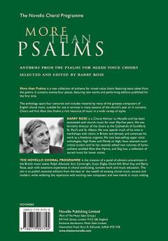 More Than Psalms von Barry Rose 