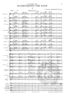Divertimento For Band Op. 42 (Vincent Persichetti) 