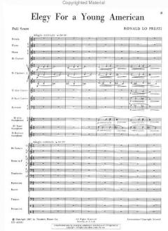 Elegy For A Young American (Ronald Lo Presti) 