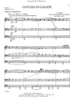 Fantasia In G Major (J.S. Bach) 