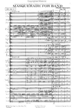 Masquerade For Band Op.12 (Vincent Persichetti) 