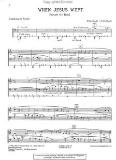 When Jesus Wept (William Schuman) 