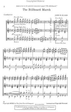 The Billboard March von John Klohr 