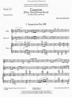 Cassation (Richard Wernick) 