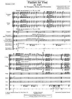 Fanfare for Fred S. 39 (P. D. Q. Bach) 