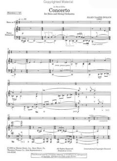 Concerto von Ellen Taaffe Zwilich 