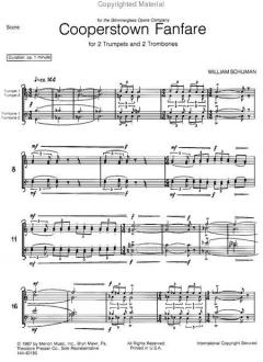 Cooperstown Fanfare (William Schuman) 