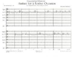 Fanfare For A Festive Occasion (Richard Wernick) 