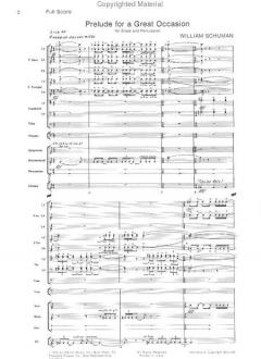 Prelude For A Great Occasion (William Schuman) 