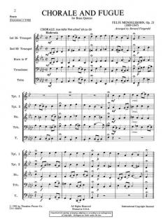 Chorale And Fugue Op.23 (Felix Mendelssohn Bartholdy) 
