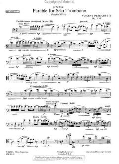 PARABLE XVIII op. 133 von Vincent Persichetti 