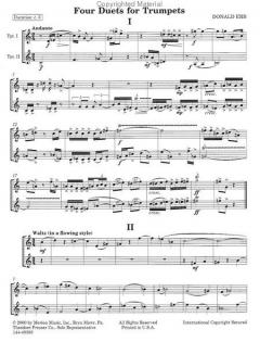 Four Duets von Donald Erb 