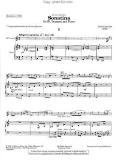 Sonatina von Donald Erb 