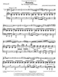 Sonata for Trumpet and Piano von Adolfus Hailstork im Alle Noten Shop kaufen