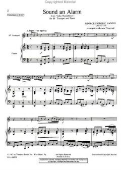 Sound An Alarm von Georg Friedrich Händel 