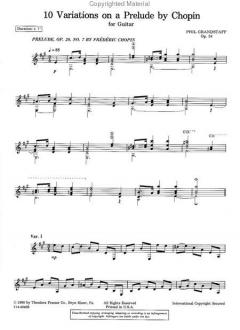 10 Variations On A Prelude By Chopin von Phil Grandstaff 
