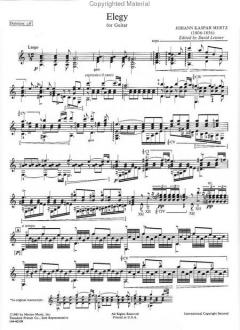 Elegy von Johann Kaspar Mertz 