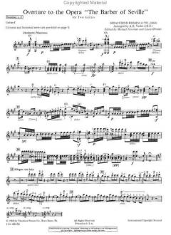 Overture To The Opera The Barber Of Seville von Gioachino Rossini 