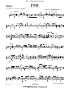 Polacca For Guitar Solo Op.5, No. 3 von Johann Kaspar Mertz 