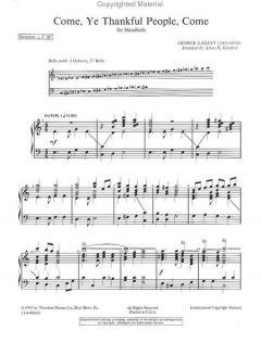 Come, Ye Thankful People, Come von George J. Elvey 