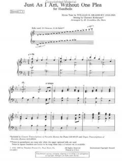 Just As I Am, Without One Plea von William B. Bradbury 