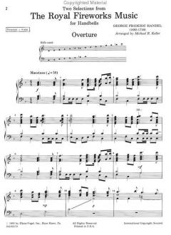 Two Selections from The Royal Fireworks Music von Georg Friedrich Händel 