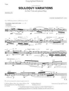 Soliloquy Variations von Sydney Hodkinson 