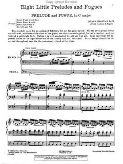 Eight Little Preludes and Fugues von Johann Sebastian Bach 