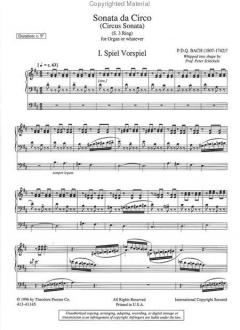 Sonata da Circo S. 3 von P. D. Q. Bach 