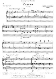 Canzona von Peter Schickele 