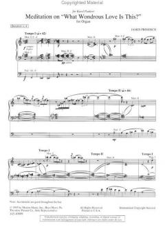 Meditation on 'What Wondrous Love Is This? von James Primosch 