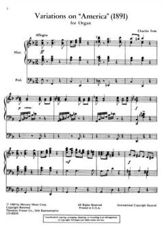 Variations on America and Adeste Fidelis von Charles Ives 