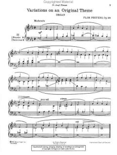 Variations on An Original Theme von Flor Peeters 