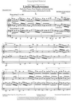 Little Mushrooms von Peter Schickele 