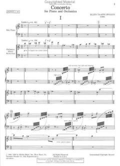 Concerto von Ellen Taaffe Zwilich 
