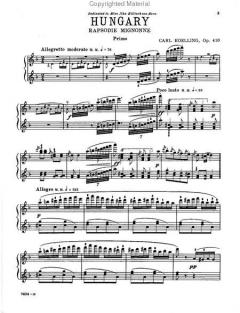 Hungary für Klavier 4-händig von Carl Kölling im Alle Noten Shop kaufen
