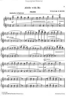 Twenty Piano Duets Transcriptions of Favorite Hymns 