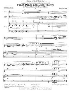 Sunlit Peaks And Dark Valleys (Donald Erb) 