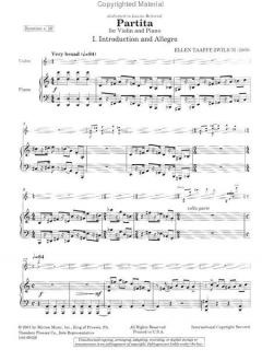 Partita von Ellen Taaffe Zwilich 