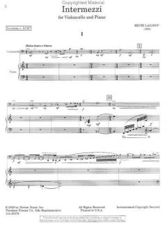 Intermezzi von Henri Lazarof 