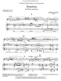 Sonatina von Henri Lazarof 