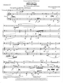 Decalage von William Bolcom 