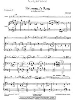 Fisherman's Song von Chen Yi 